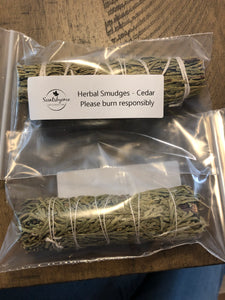 Herbal Smudges - White Sage, Cedar or Blue Sage