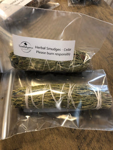 Herbal Smudges - White Sage, Cedar or Blue Sage