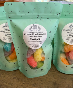 Homestead Freeze Dried Goodies - Wild Sour Neon Worms