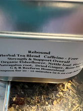 Rebound Herbal Tea Blend Tin strength & Support