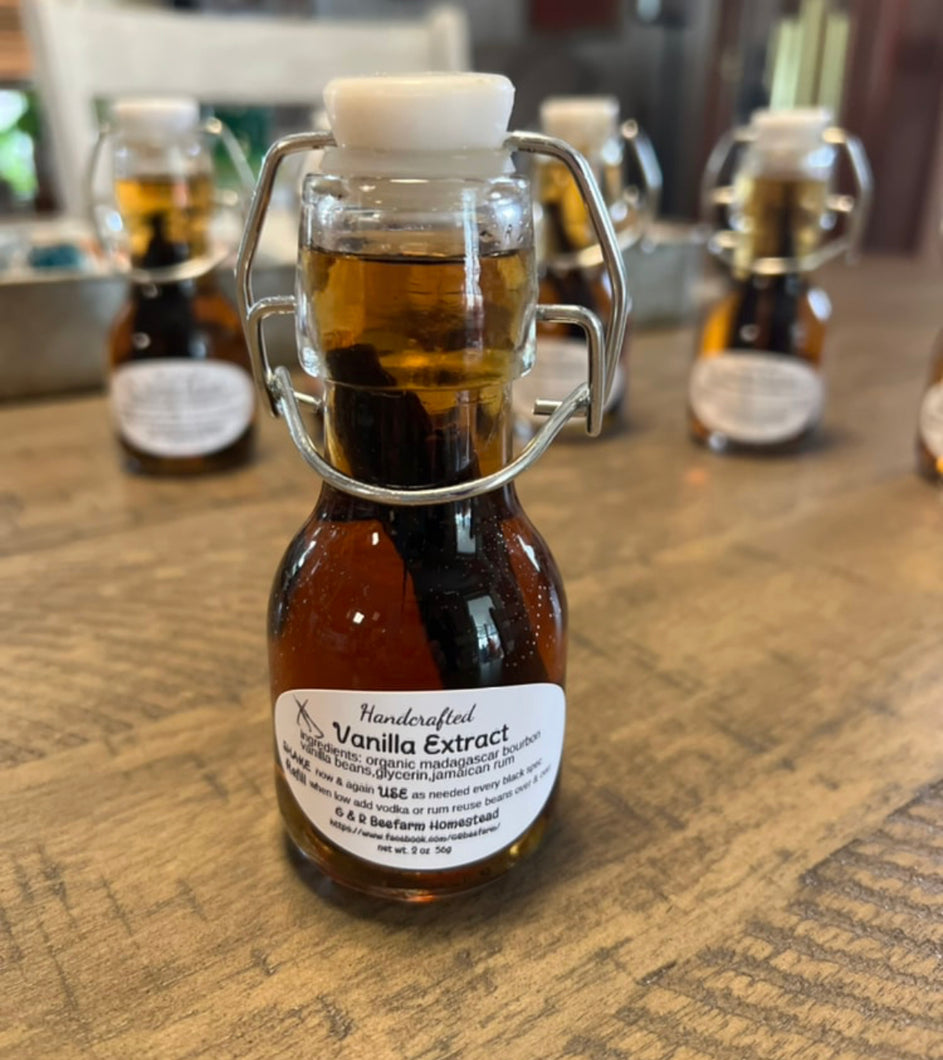 Handcrafted Vanilla Extract