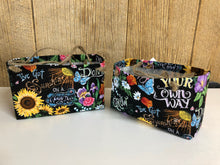 Double handmade fabric gift box  -  assorted styles