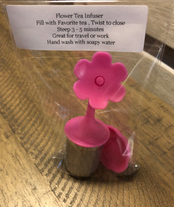 Flower or Lotus Tea Infuser  -  assorted colors