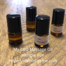Hemp Flower massage oil sample